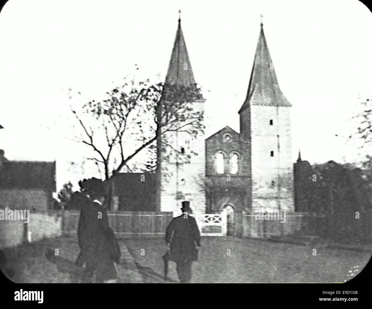 Una fotografia della chiesa di San Giovanni a Parramatta, nuovo Galles del Sud, Australia. La chiesa, una delle più antiche del paese, riflette l'architettura dell'epoca coloniale e il significato storico della regione. Foto Stock