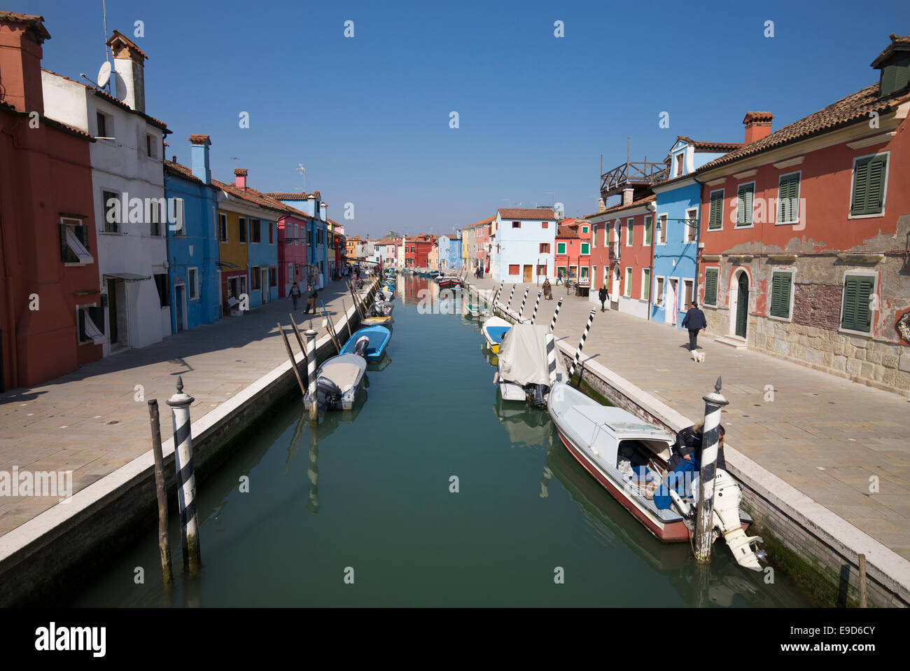 Burano, Venezia, Italia. Foto Stock