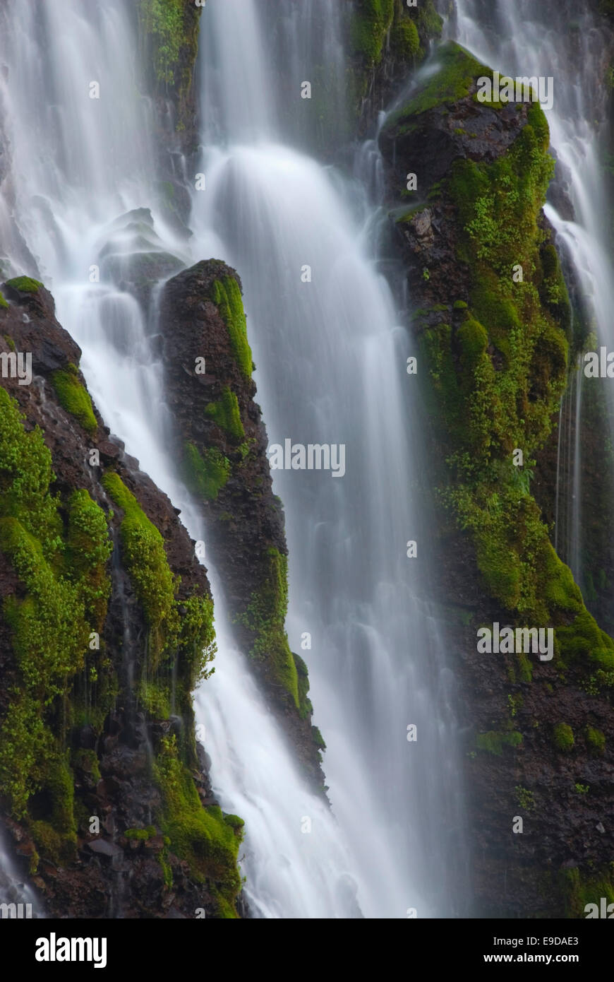 Burney Falls, McArthur-Burney Falls State Park, California Foto Stock