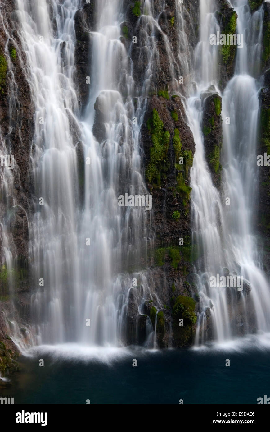 Burney Falls, McArthur-Burney Falls State Park, California Foto Stock