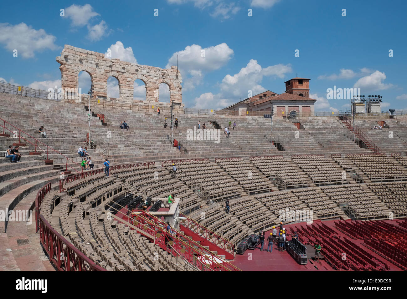 L'Arena di Verona, Verona, Italia. Foto Stock
