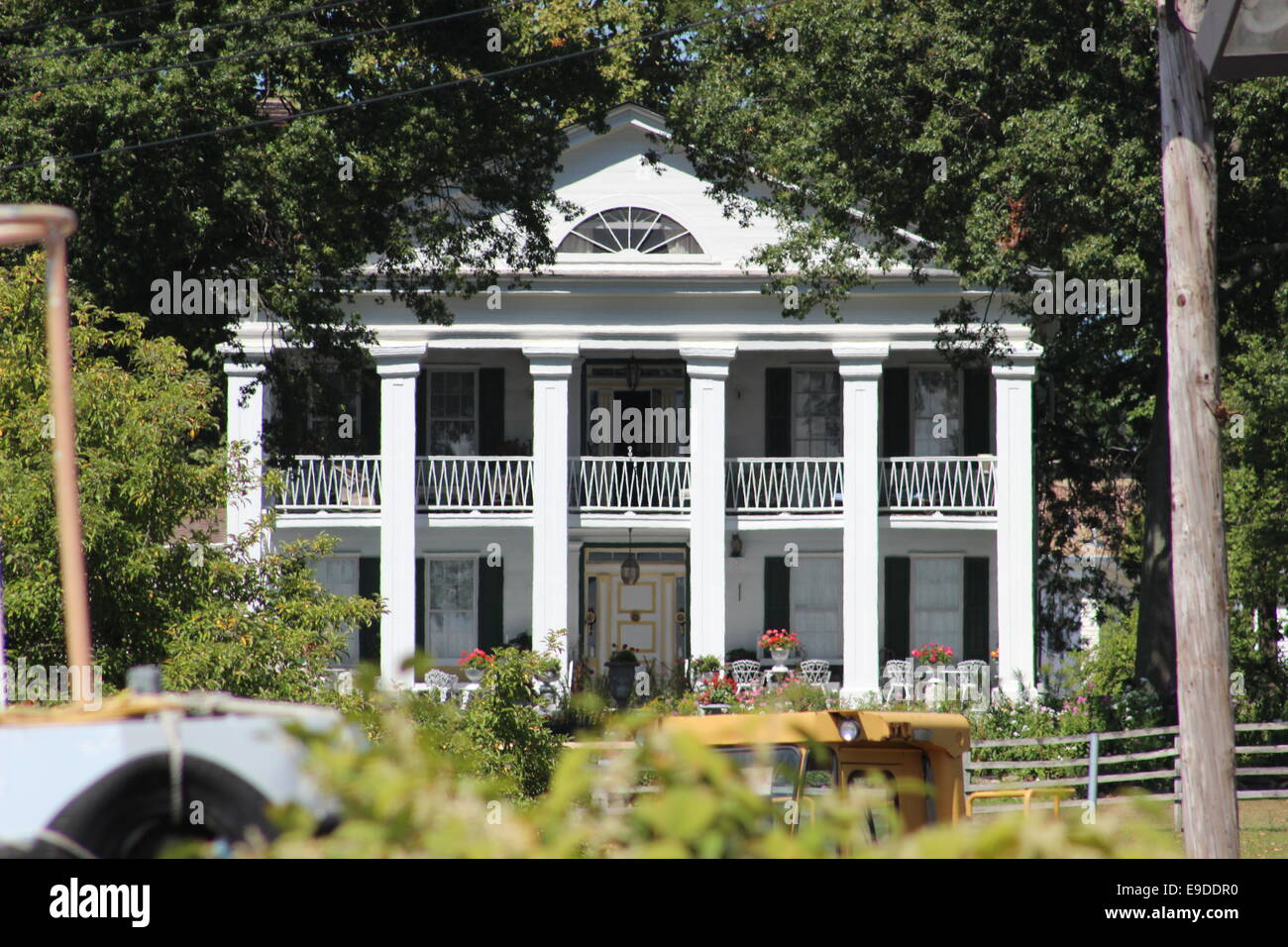 Seguine Mansion, Prince's Bay, Staten Island, New York Foto Stock