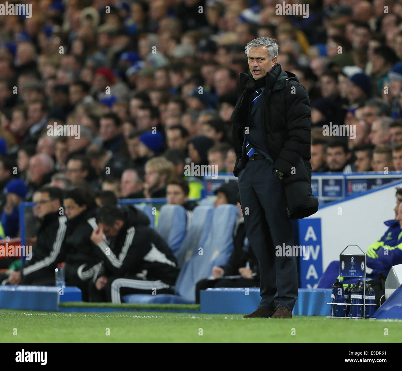 Londra, Regno Unito. Xxi oct, 2014. Chelsea di Jose Mourinho in azione.- la UEFA Champions League - Chelsea vs NK Maribor - Stamford Bridge - Inghilterra - 21 Ottobre 2014 - Picture David Klein/Sportimage. © csm/Alamy Live News Foto Stock