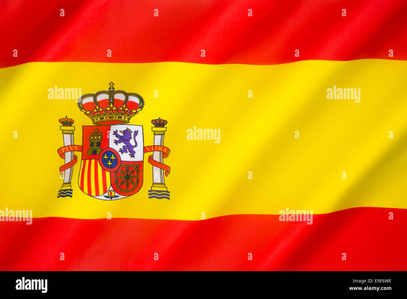 Bandiera della Spagna Foto Stock