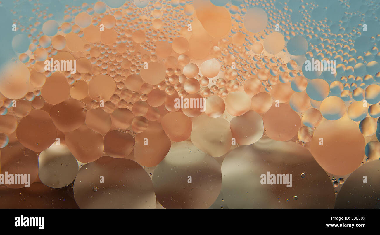 Acqua e olio Foto Stock