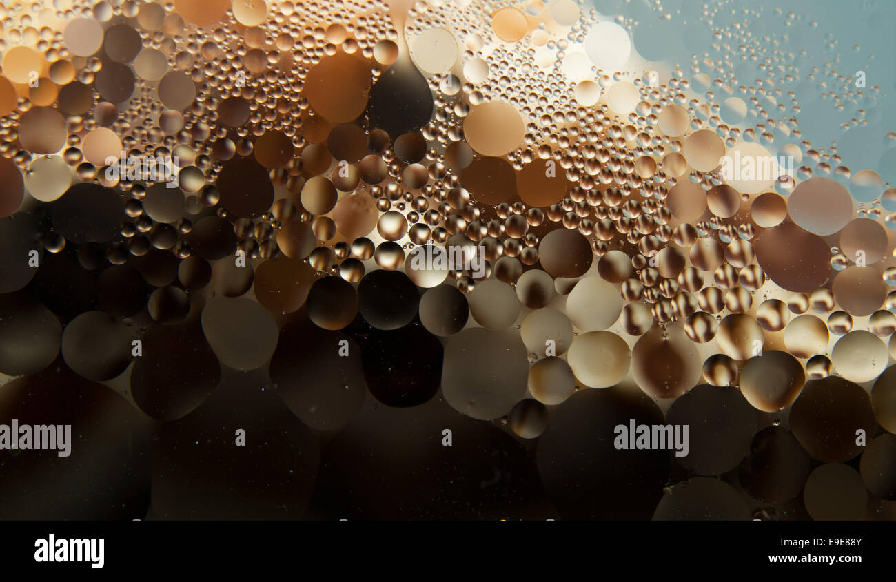 Acqua e olio Foto Stock