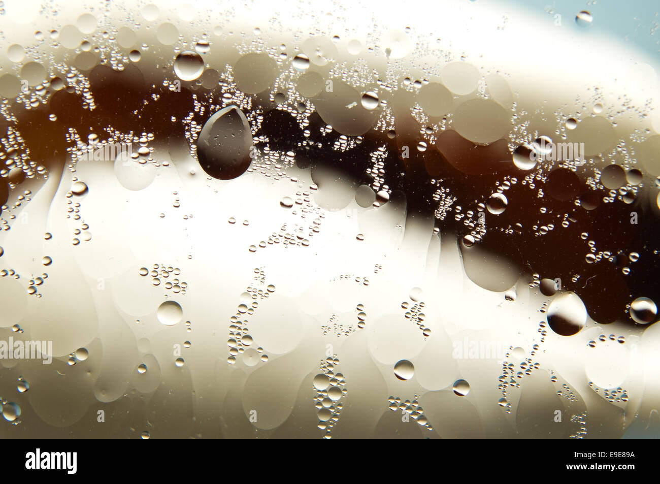 Acqua e olio Foto Stock