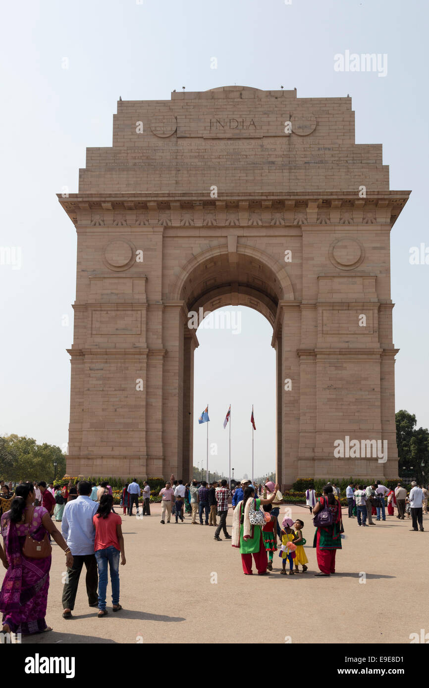 India Gate, Delhi, India Foto Stock