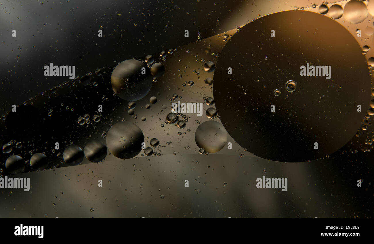 Acqua e olio Foto Stock