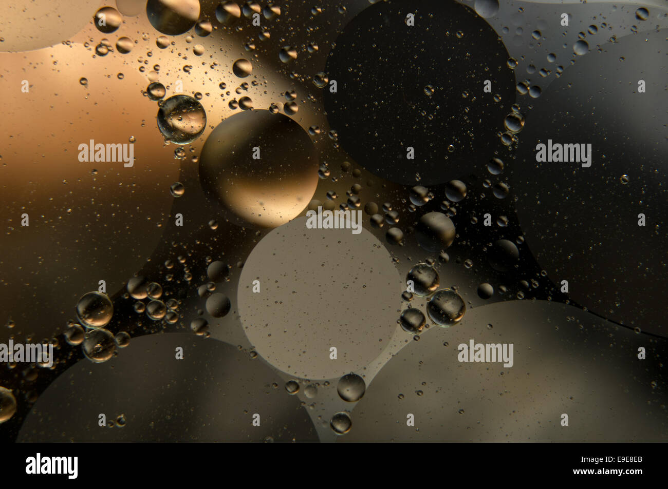 Acqua e olio Foto Stock