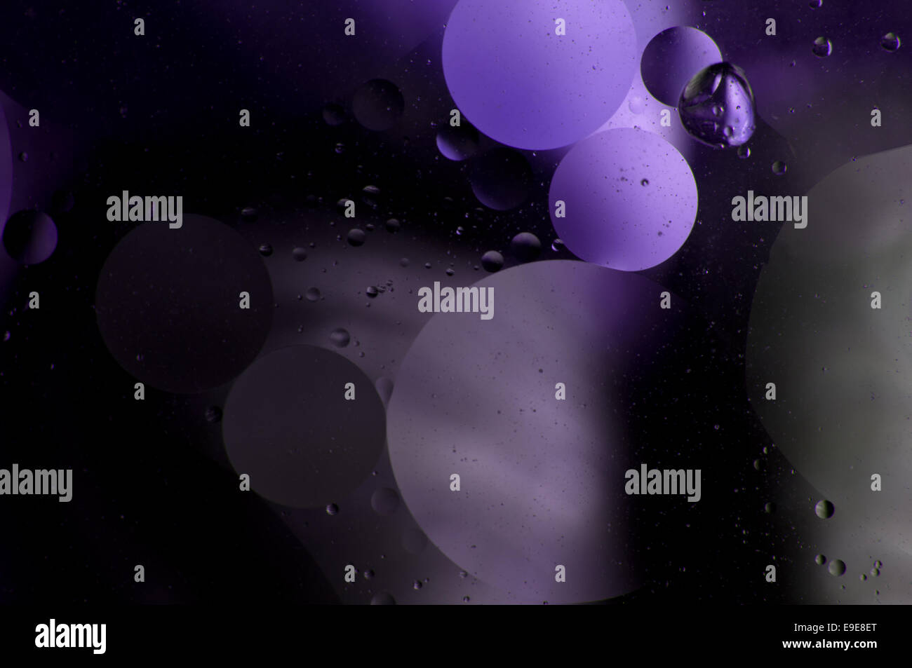 Acqua e olio Foto Stock