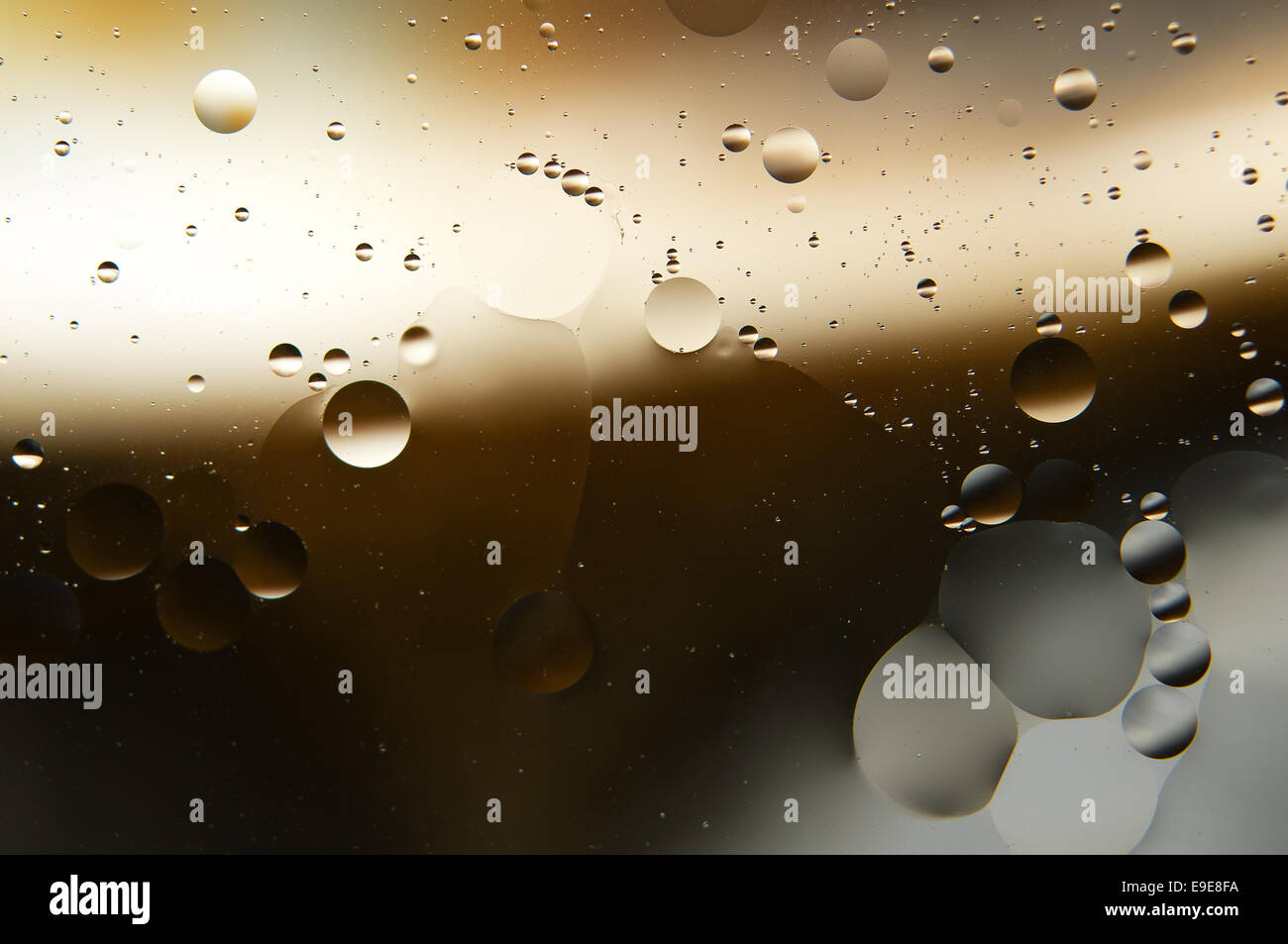 Acqua e olio Foto Stock