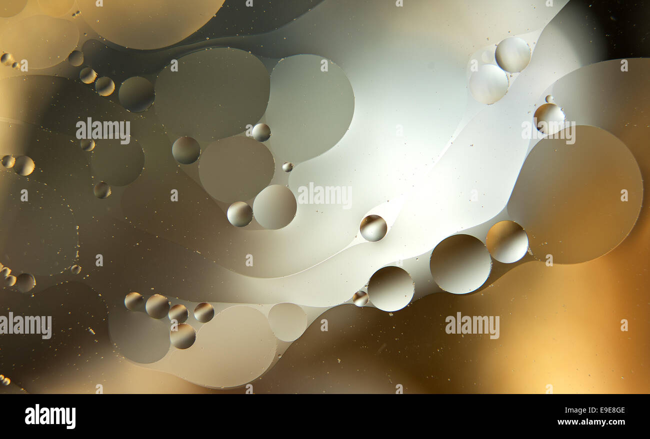 Acqua e olio Foto Stock