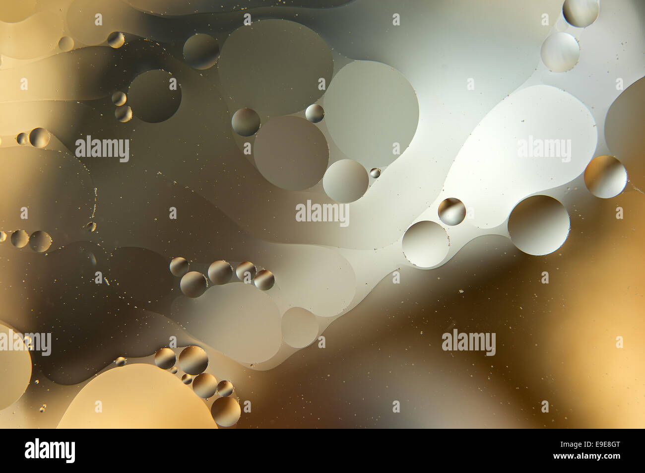 Acqua e olio Foto Stock