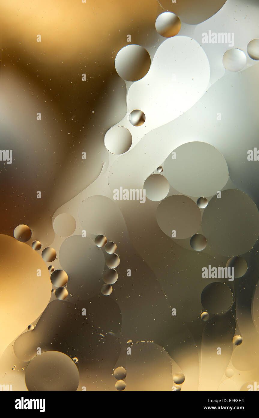 Acqua e olio Foto Stock