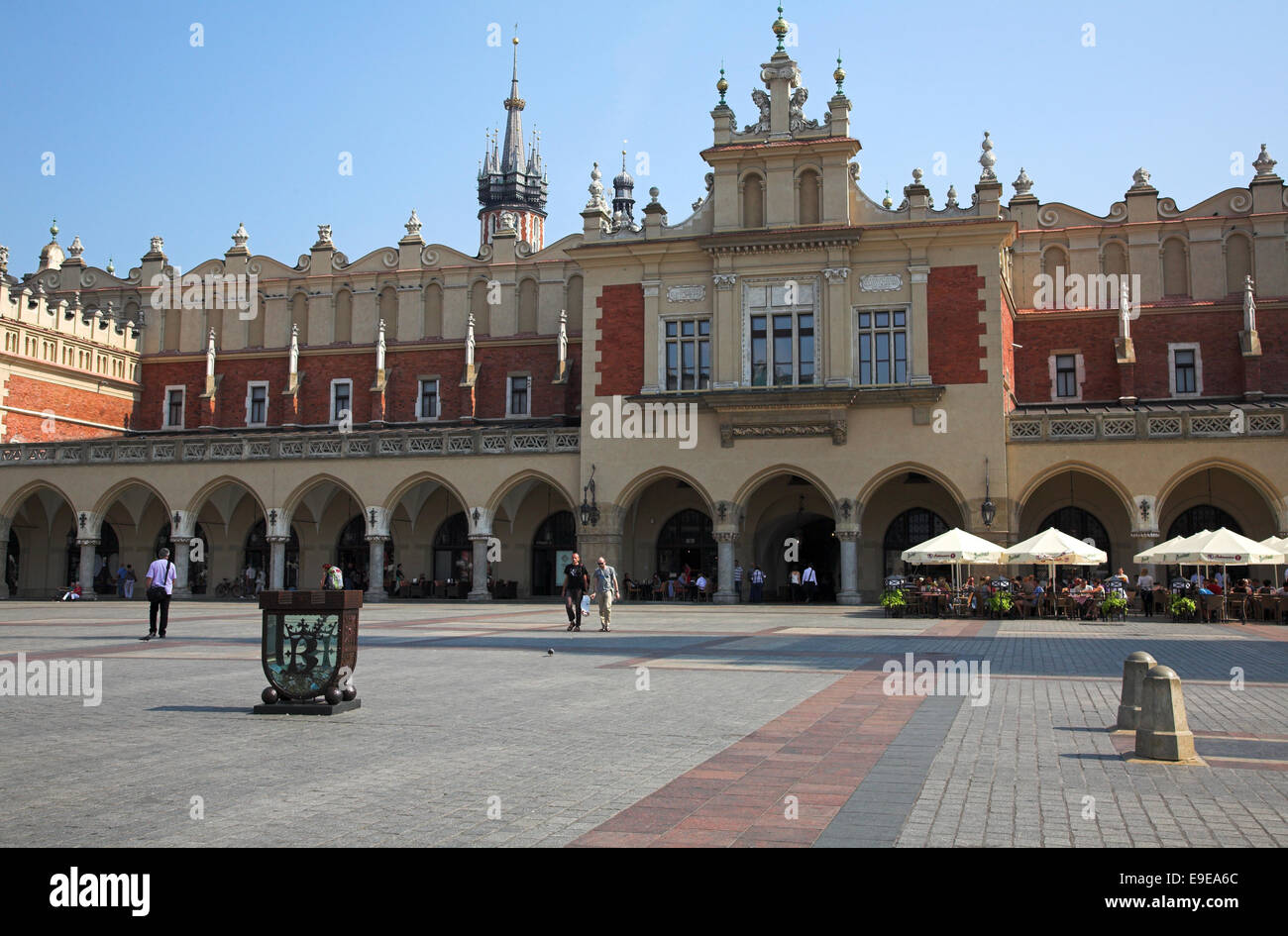 Panno Hall, la piazza principale del mercato, Cracovia Foto Stock