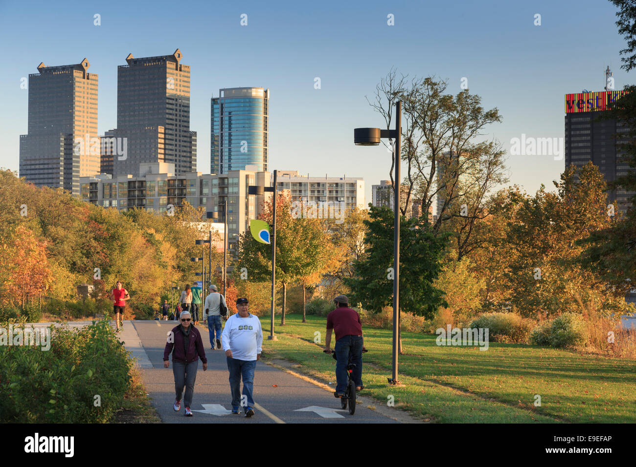 Schuylkill River Park , Philadelphia, Pennsylvania, STATI UNITI D'AMERICA Foto Stock