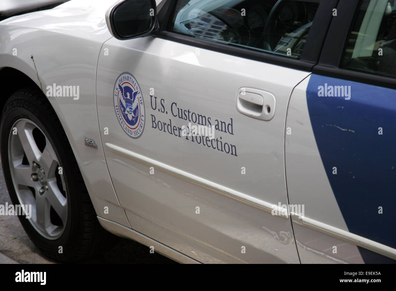US Customs and Border Protection Department of Homeland Security veicolo. Foto Stock