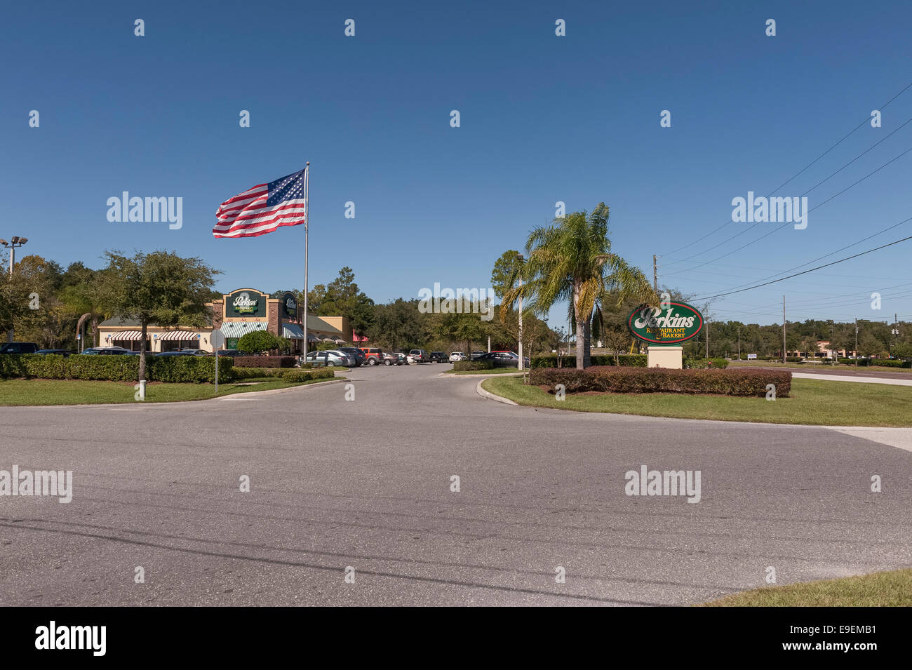 Ristorante Perkins panetteria e informale situato a catena nella Florida Centrale USA Foto Stock