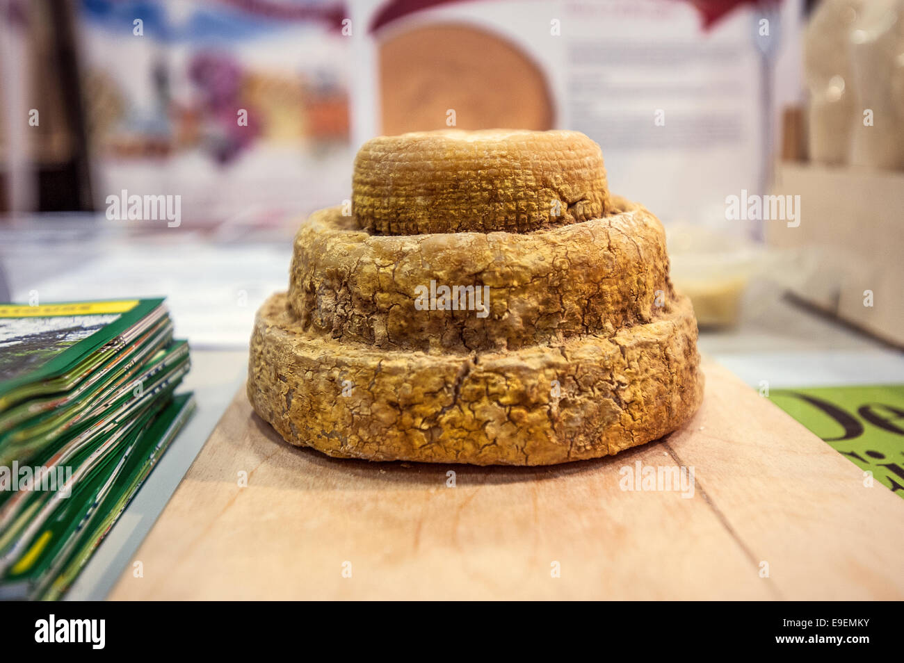 Torino, Italia. 26 ott 2014. Italia Piemonte Salone del Gusto e Terra Madre - Torino Lingotto - 23/27 Ottobre 2014 - Piemonte Montebore, presidio Slow Food Credit: Davvero Facile Star/Alamy Live News Foto Stock