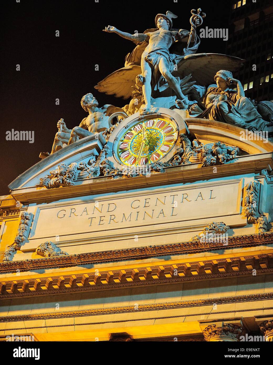 Un primo piano immagine della stazione Grand Central Terminal in New York City Foto Stock