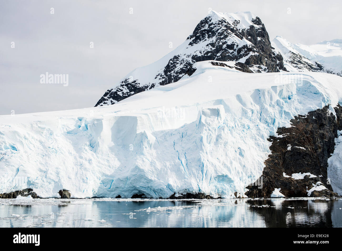Penisola antartica glacier Foto Stock