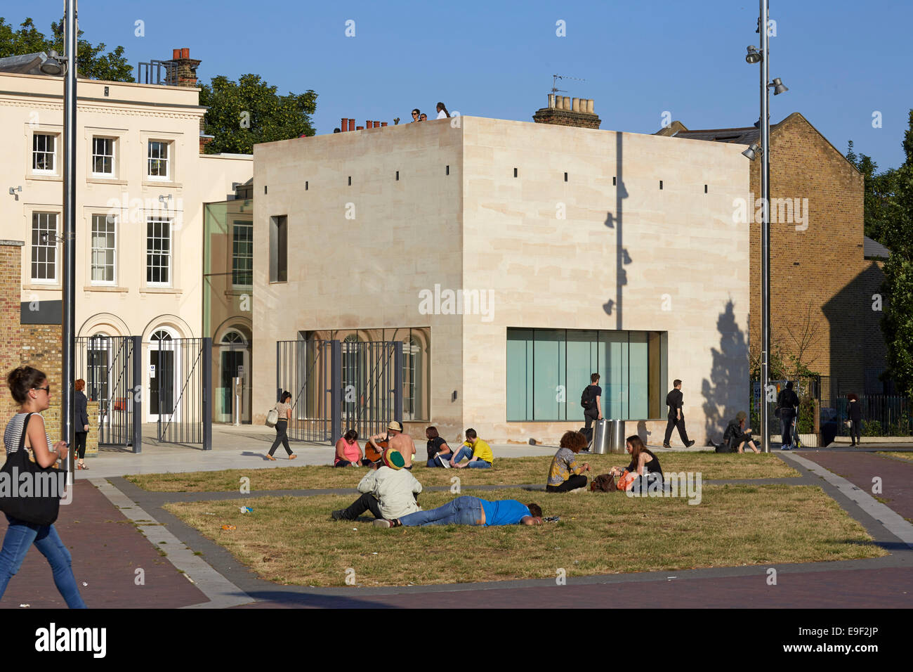 Nero archivi culturali (BCA), Londra, Regno Unito. Architetto: Pringle Richards Sharratt Ltd, 2014. Foto Stock