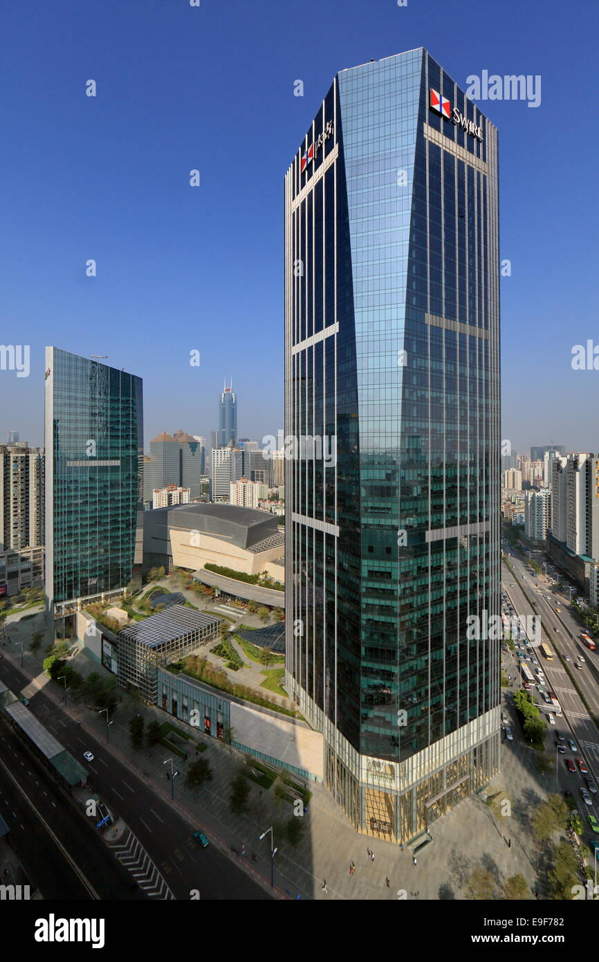Torre, Taikoo Hui Guangzhou Foto Stock
