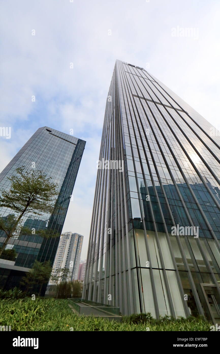 Torre, Taikoo Hui Guangzhou Foto Stock