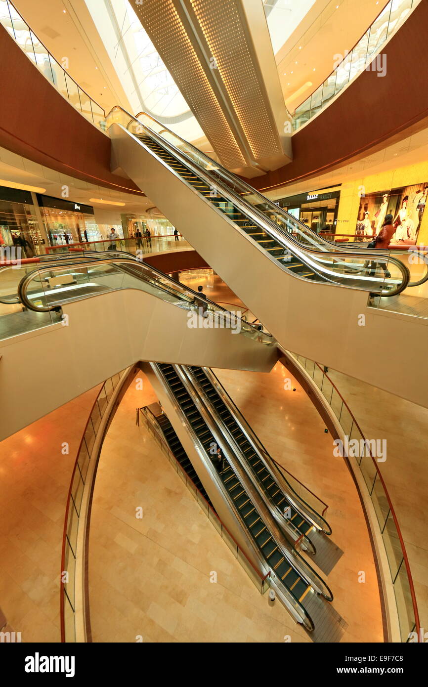 Taikoo Hui Guangzhou all'interno del Mall Foto Stock