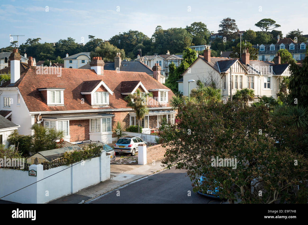 Suburban Torquay con valutazione e proprietà privata Foto Stock