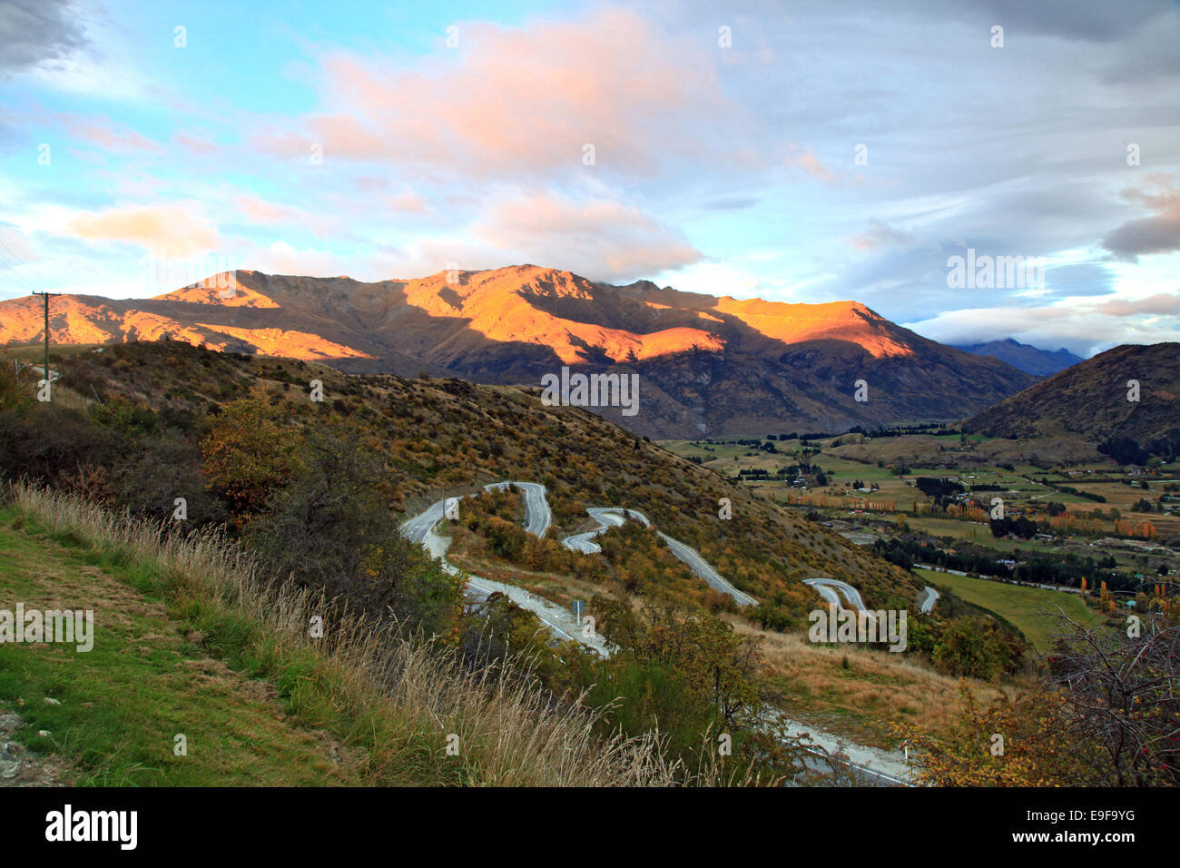 Superstrada Strada Nuova Zelanda Foto Stock