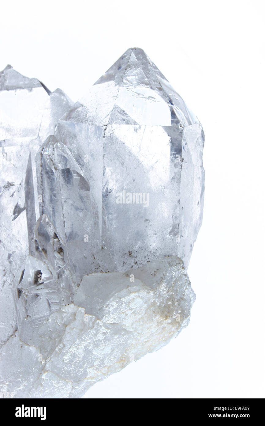 Cristallo di quarzo Foto Stock