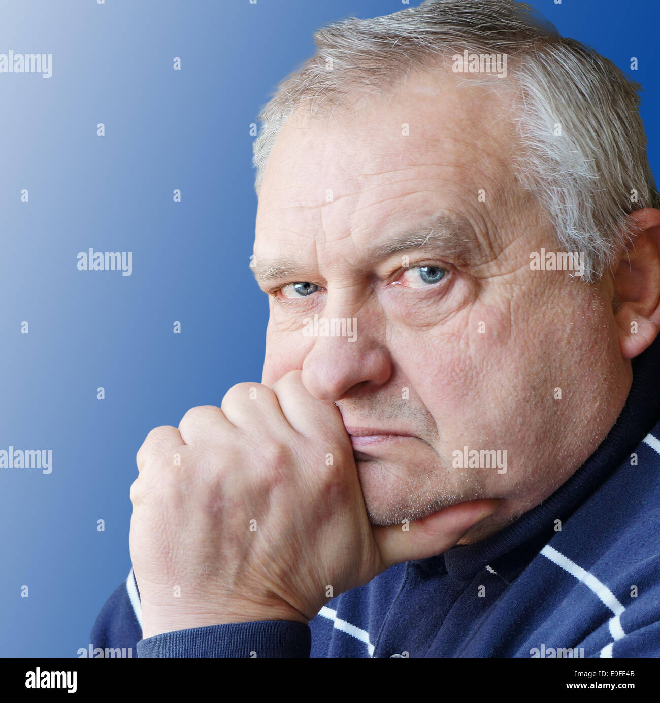 Ritratto dell'uomo anziano Foto Stock