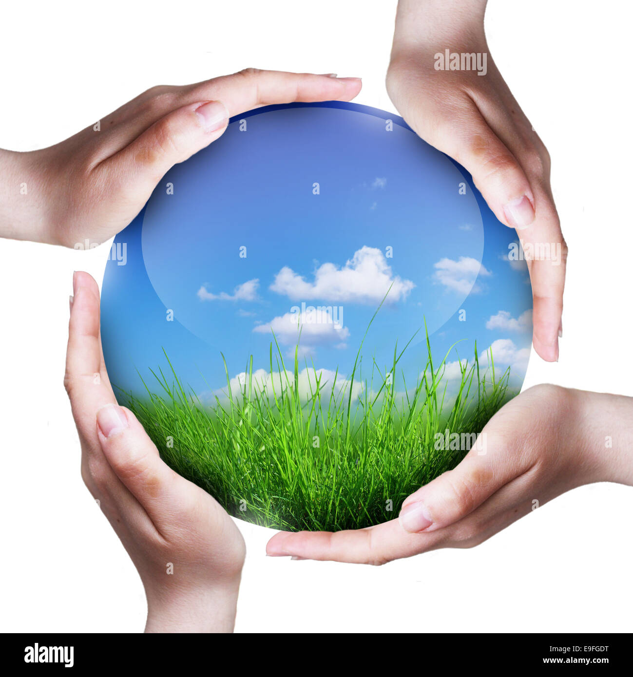 Egli il mondo dovrebbe essere salvato Foto Stock