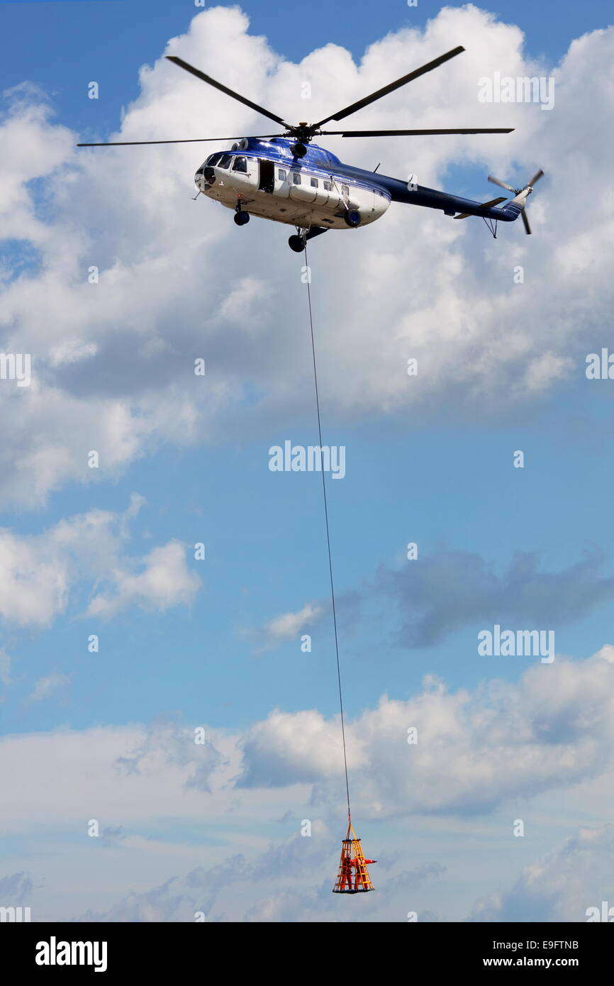 Missione di salvataggio Foto Stock