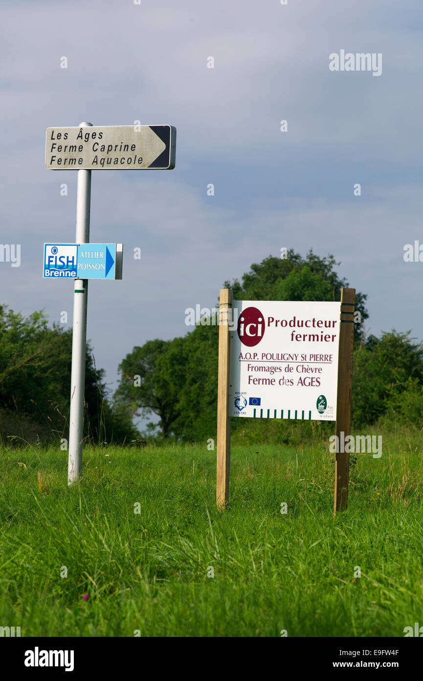 L'Association des producteurs fermiers du Parc naturel régional de la Brenne Foto Stock
