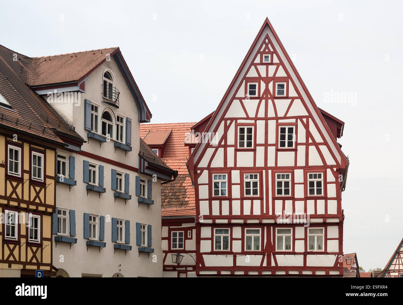 Città o Città vecchia di Bad Wimpfen. Germania Foto Stock