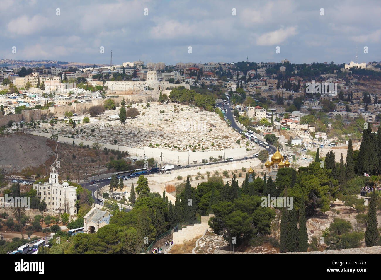 Majestic antica Gerusalemme. Foto Stock