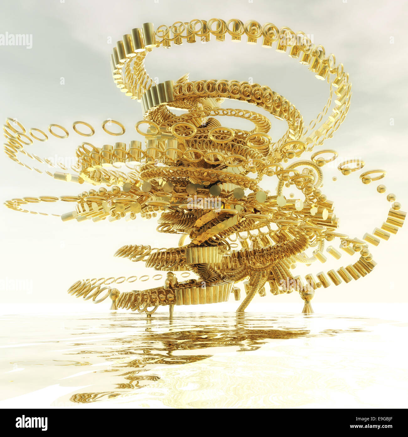 Struttura frattale Foto Stock