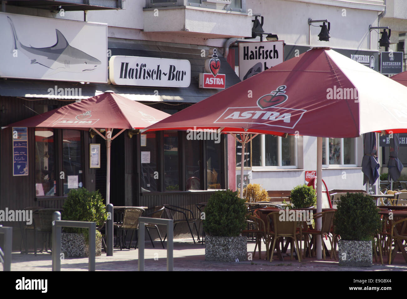 Haifisch-Bar ad Amburgo, Germania Foto Stock