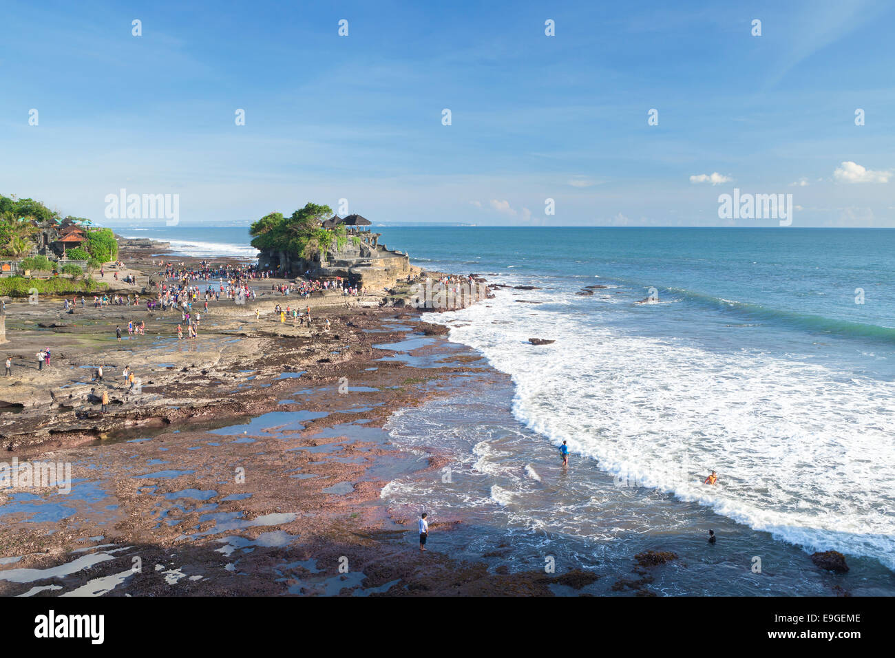 Pura Tanah Lot temple, Bali, Indonesia Foto Stock