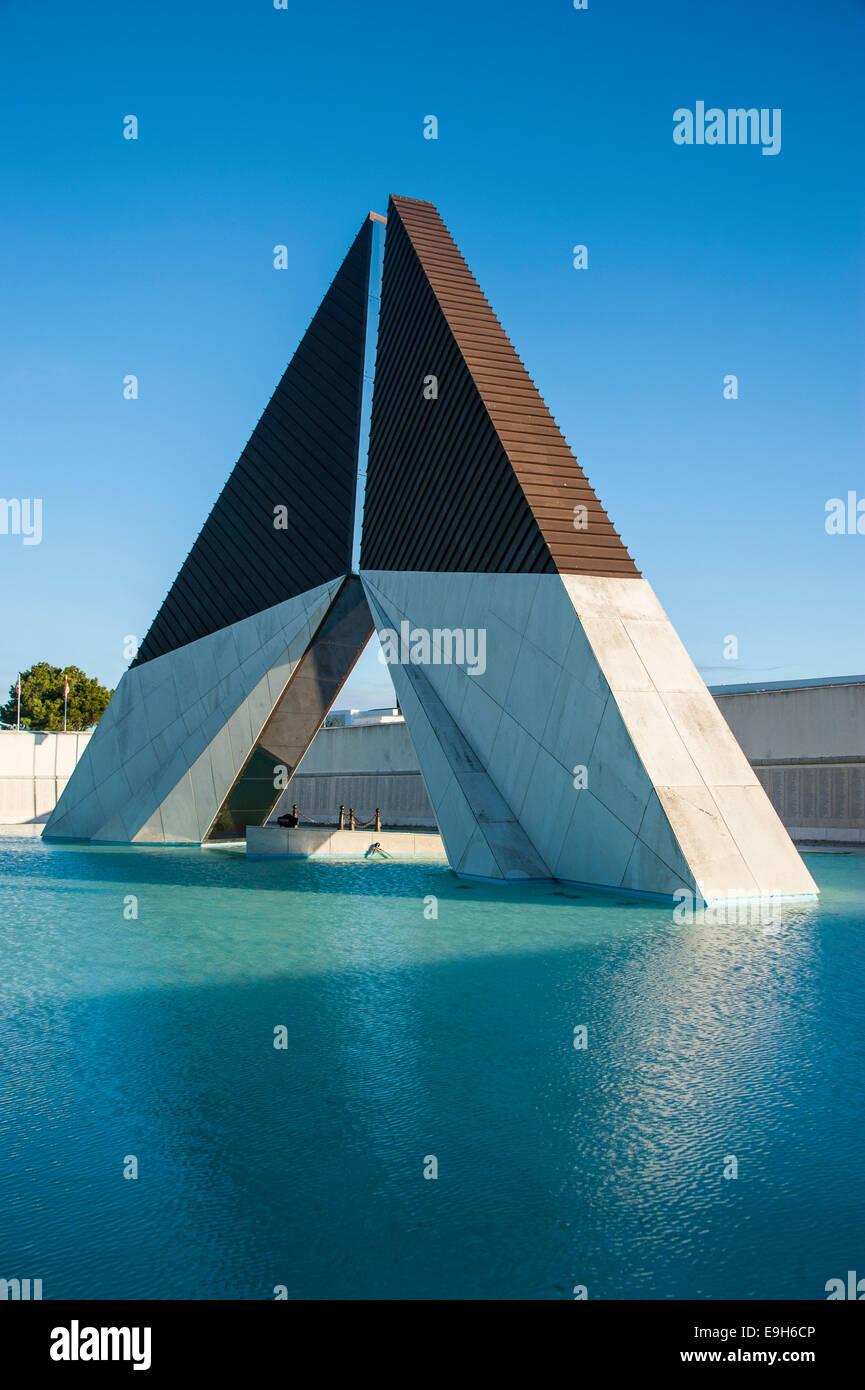 Monumento aos Combatentes do Ultramar, monumento ai caduti soldati portoghesi, Belém, Lisbona, distretto di Lisbona, Portogallo Foto Stock
