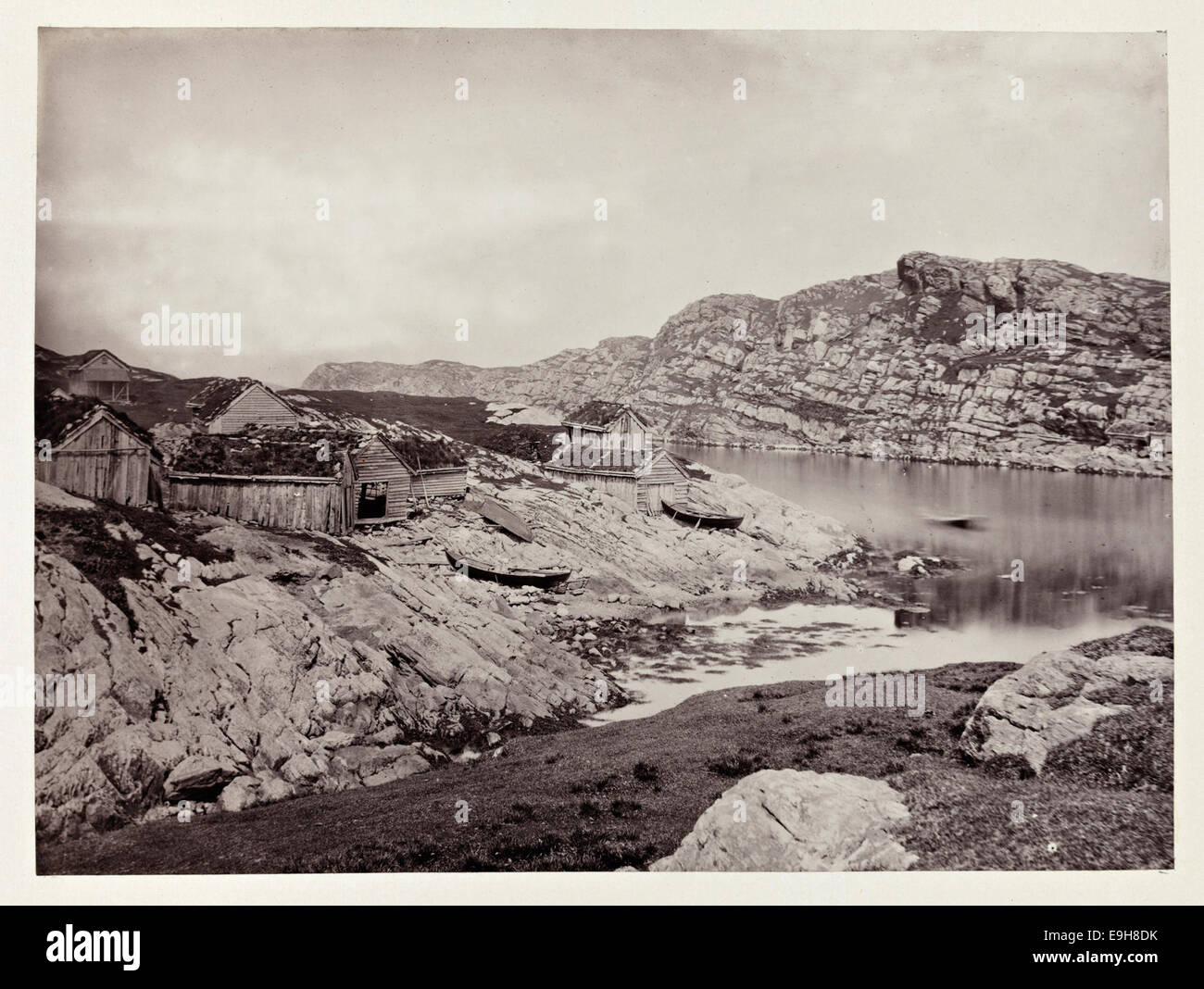 S. 14. Nordö Sund - Norvegia ['Crociera del 'Nereide" 1869'] Foto Stock