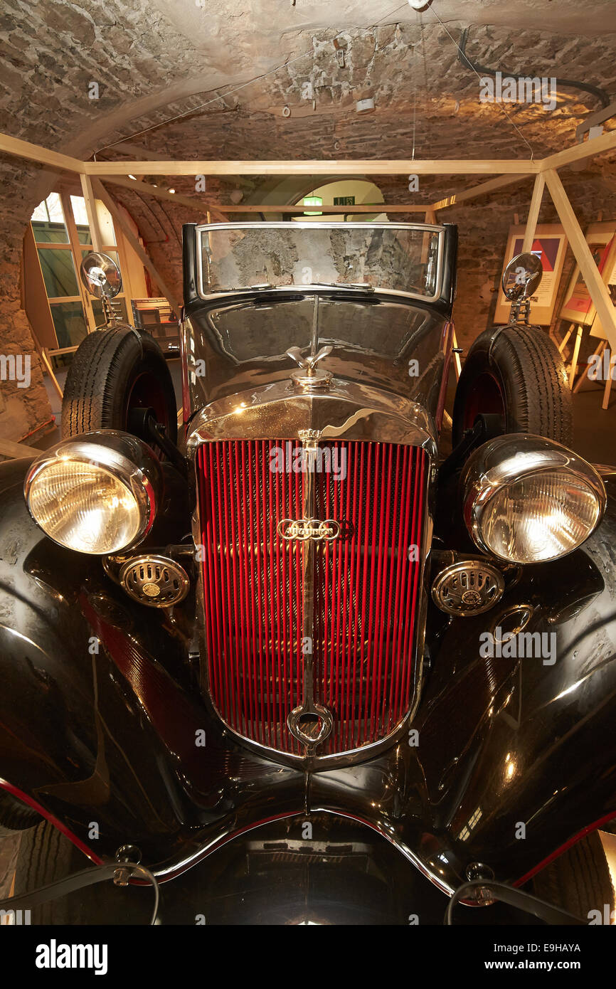 Un vintage Horch 830 nella mostra "Zündende Ideen - Marken aus Rheinland-Pfalz " o " le idee brillanti - Marche Foto Stock