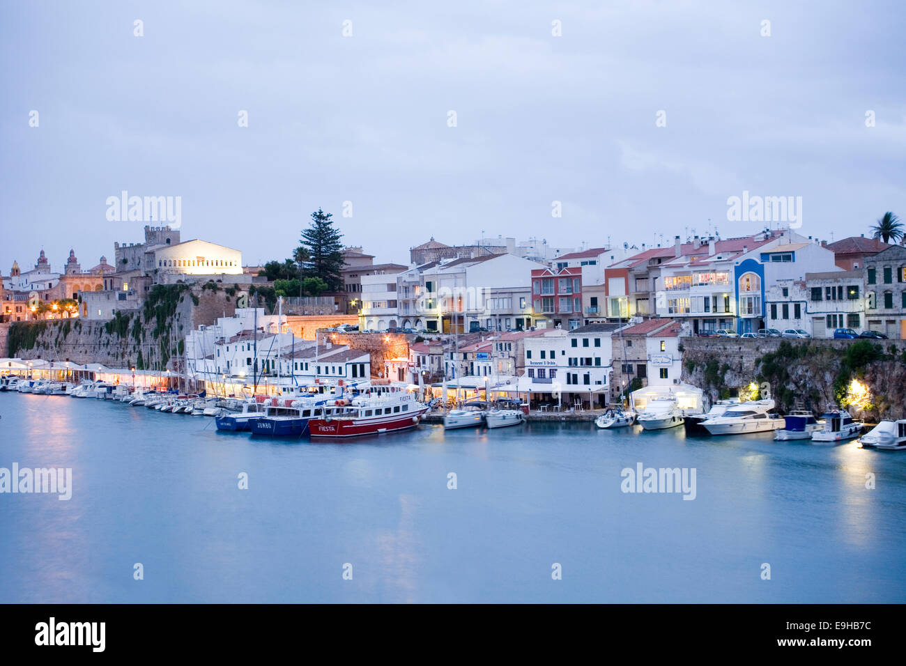 Porto, Ciutadella, Minorca, Isole Baleari, Spagna Foto Stock