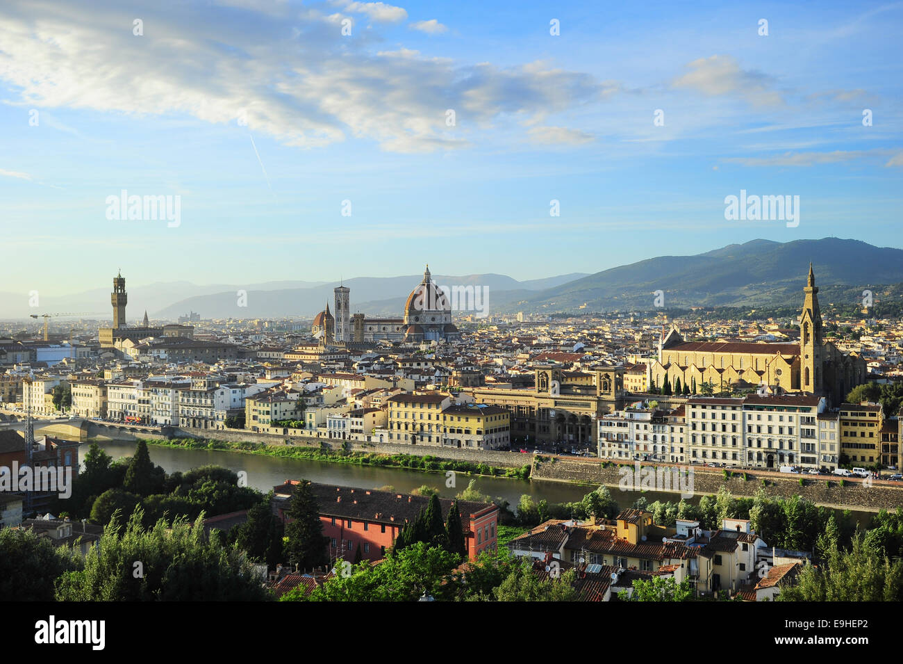 Florenc cityscape Foto Stock