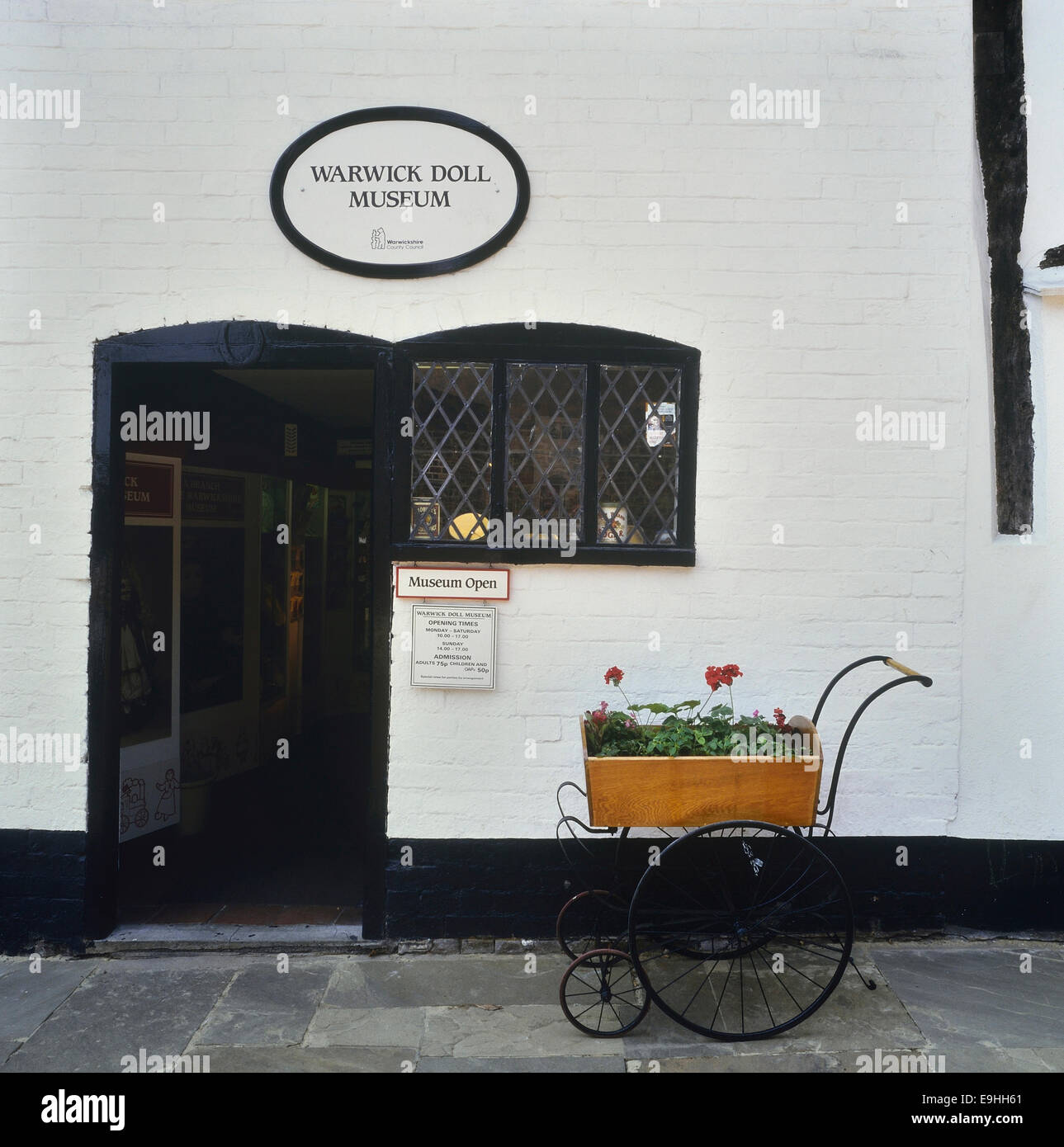 Il vecchio Warwick Museo della Bambola. Warwick Warwickshire, Inghilterra Foto Stock