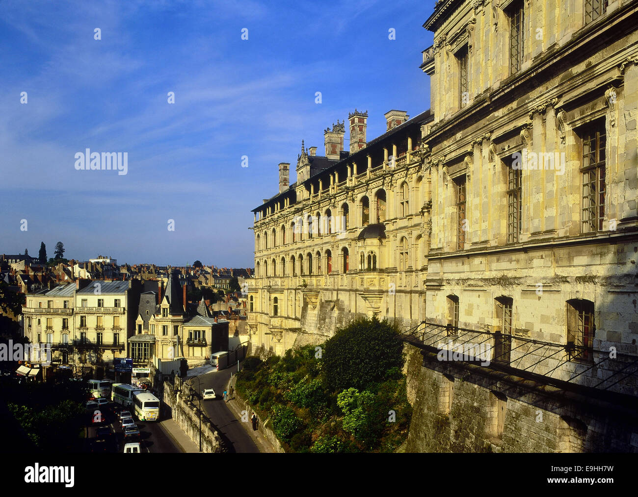 Il Royal Chateau de Blois. La Valle della Loira. Francia Foto Stock