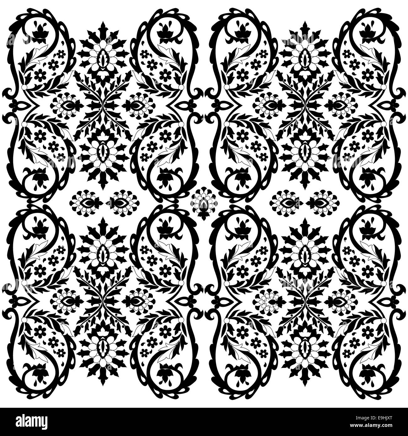 Ottomano modelli di serie due Foto Stock